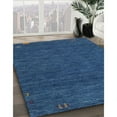 thumbnail image 2 of Ahgly Company Indoor Rectangle Contemporary Blue Abstract Area Rugs, 7' x 10', 2 of 6