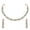 MintGreen, variant on Parshwa Creations Indian Bollywood Wedding & Party Wear Rose Gold Plated Women's Kundan Jewelry Choker Necklace Set Purple