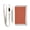 Rust Red, variant on JIALIOU Nylon Trifold Card Wallet with ID Window Zipper Pocket for Men Women Teen Plain Red