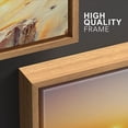 thumbnail image 4 of wall26 - 3 Piece Framed Canvas Wall Art - Beautiful Sunrise Over The Horizon - Modern Home Art Stretched and Framed Ready to Hang - 24"x36"x3 Natural, 4 of 5