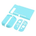 thumbnail image 3 of PlayVital Back Cover NS Joycon Hard Shell Dockable Protective Case for Nintendo Switch - Heaven Blue, 3 of 9