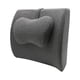 thumbnail image 4 of Soporte para la espalda del coche, cojín para la parte inferior de la espalda, respaldo ergonómico, cojín trasero para la cintura, Lumbar gris oscuro, 4 of 8