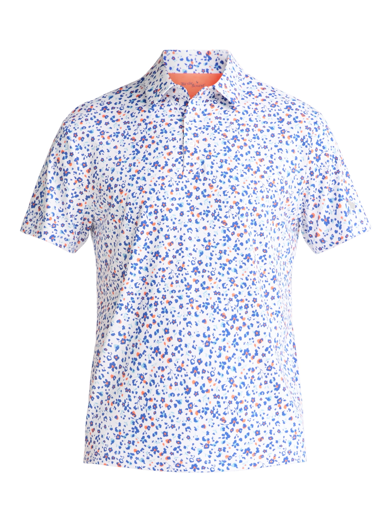 Birdie Bound Men's and Big Men's Novelty Print Golf Polo Shirt, Sizes XS-4XLT