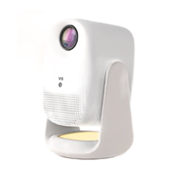 VYS Multimedia projectors, Mini Projector with Bluetooth, USB and SD Media Ports, Includes Remote, White