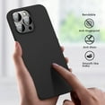 thumbnail image 6 of X-level iPhone 14 Pro Max Case Ultra-Thin Slim Fit [Guardian Series] Phone Cases Soft Flexible TPU Matte Finish Coating Light Protective Back Cover for iPhone 14 Pro Max - Black, 6 of 7