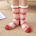 thumbnail image 2 of NMMUED Christmas Slipper Socks Fuzzy Socks Christmas Grippy Socks Xmas Socks Non Slip Socks for Women Fluffy Christmas Socks Fuzzy Socks for Women Pink One Size, 2 of 7