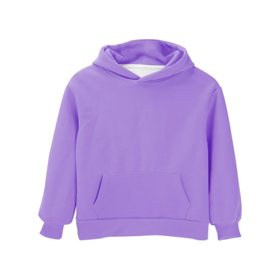 Mercatoo Girls Hoodies Solid Basic Sweatshirts Oversized Fleece Soft Pullover Tops for Teen Girls Long Sleeve Trendy Clothes