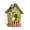 Green, variant on mdesiwst Garden Bird House Spacious Hole Hand-Painted Birdhouse Resin Waterproof Outdoor Hanging Birdhouse Sunproof for Bluebird Hummingbird Wren Finch Cardinals