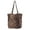 Brown, variant on gcong Corduroy Tote Bag for Women Large Zippered Shoulder Purse with Multiple Pockets for College Work Travel and Shopping