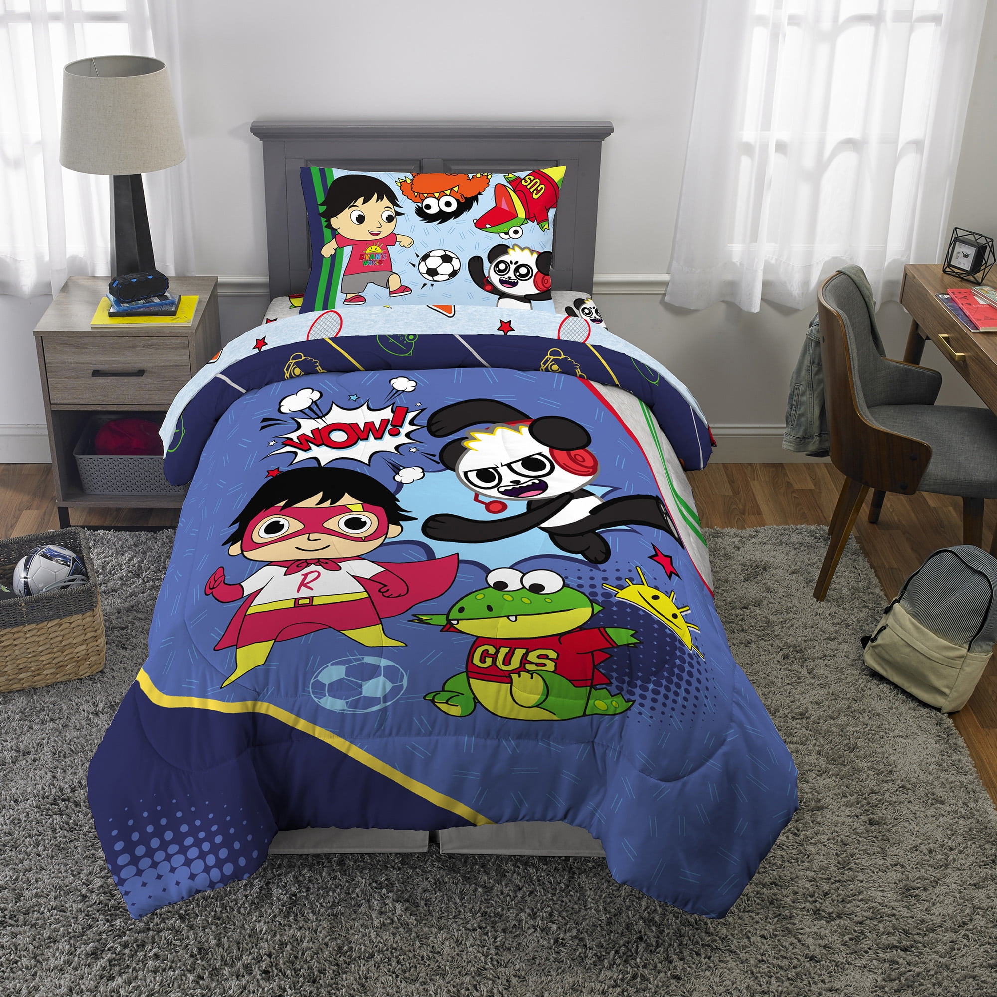 Ryan World Bedding and Bedroom Decor  Ryan's world, Ryan toys, Ryan's toy  review