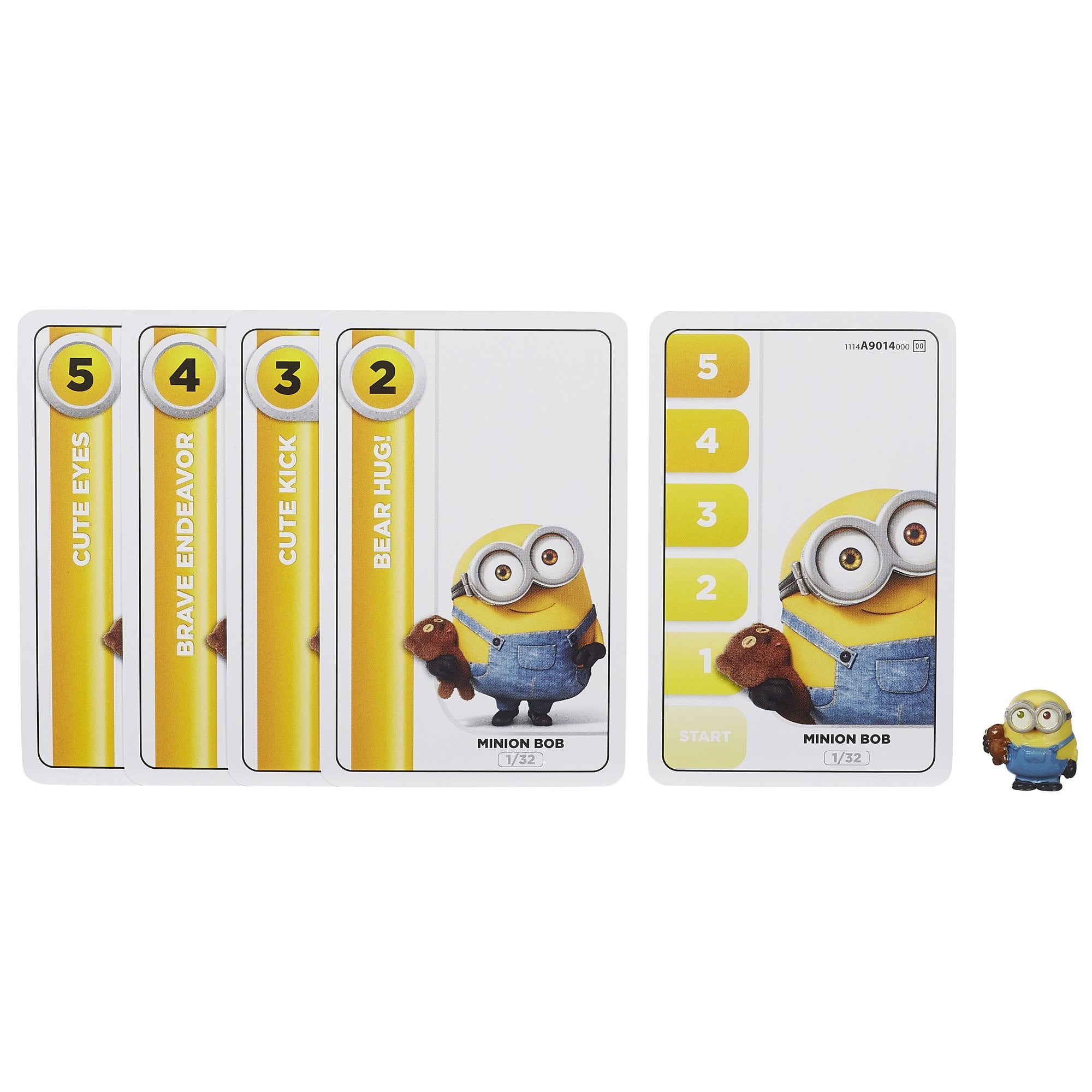 New Minions Challenge Card Game pack of 5 cards 1 figure; choice of 20; opened 
