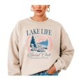 thumbnail image 2 of Lake Life Social Club Sweatshirt for Women & Kids Cozy Lake House Crewneck Pullover Sand Sweatshirt Adult Large, 2 of 7