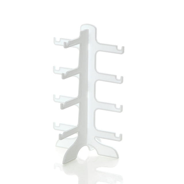 Inteprter Estante para gafas de sol, soporte de exhibición de plástico, estante de soporte de para exhibición en el hogar, estante de Almacenamiento y organización del hogar Blanco Inteprter HA075455-01