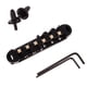 thumbnail image 3 of Llave para puente de selletas de rodillo con espárragos para piezas de guitarra LP Negro, 3 of 9