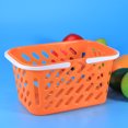 thumbnail image 3 of 2 Pcs Paniers d'Épicerie Portables Panier de Courses avec Poignée Rangement Jouets, 3 of 9
