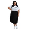thumbnail image 4 of Falda plisada Roman Fashion talla extra, 715 (Negro) negro 38 Roman Fashion Falda extra 715, 4 of 5