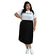 thumbnail image 4 of Falda plisada Roman Fashion talla extra, 715 (Negro) negro 38 Roman Fashion Falda extra 715, 4 of 5