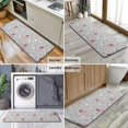 thumbnail image 6 of Princess Unicorn Butterfly Pattern Kitchen Rug Mat,Kitchen Runner Rugs Non Skid Washable,Decorative Kitchen Floor Mats for Kitchen,Sink,Laundry,17"x47.2", 6 of 7