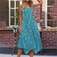 thumbnail image 4 of Ladies Summer Tops Impreso sin Mangas Cuello Redondo Vestido Casual para Uso Diario Y Casual, 4 of 8