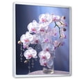 thumbnail image 2 of Designart "Purple Orchids gracefulness II" Floral Floater Framed Canvas Print, 2 of 7