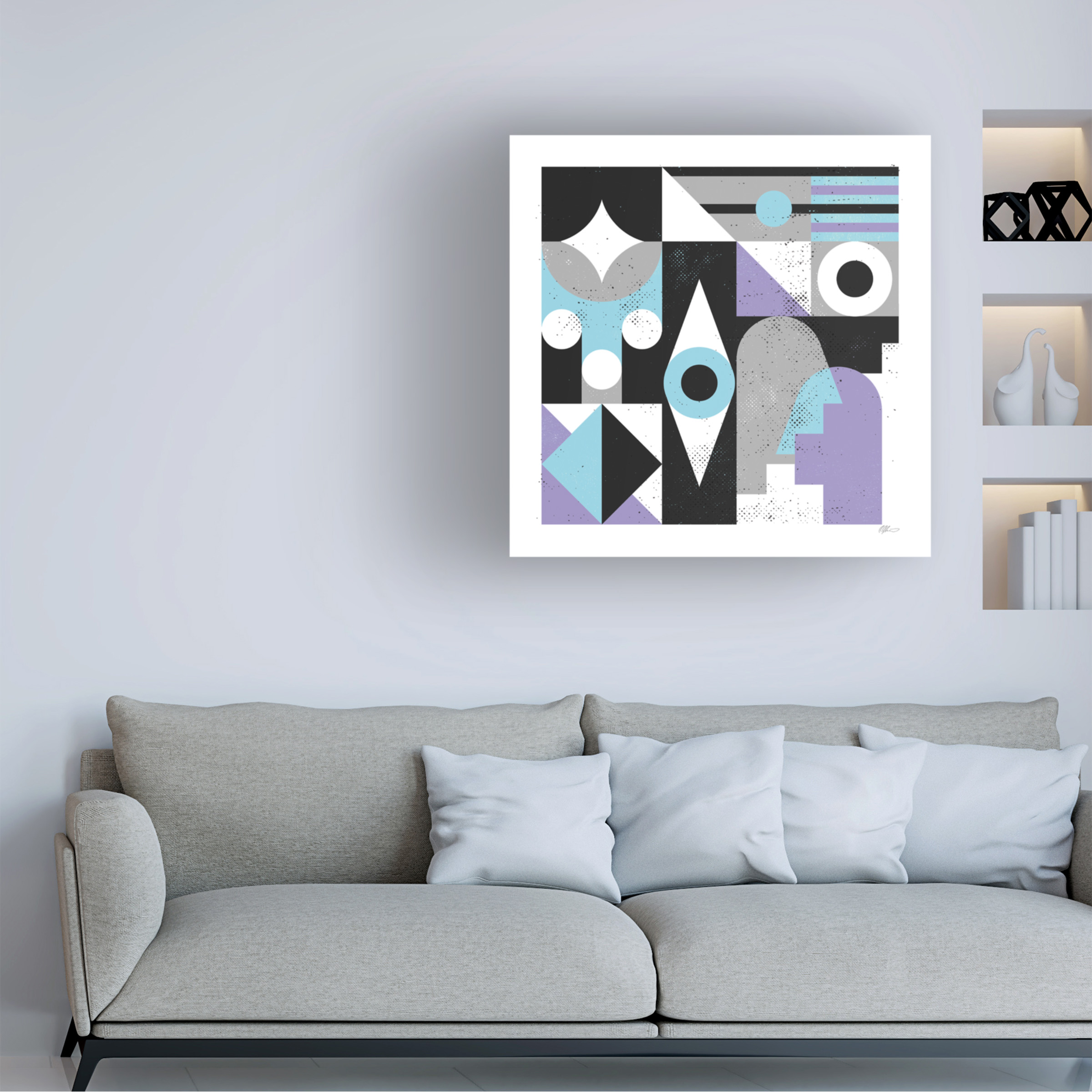 Robert John Paterson 'Abstract Eyes' Canvas Art