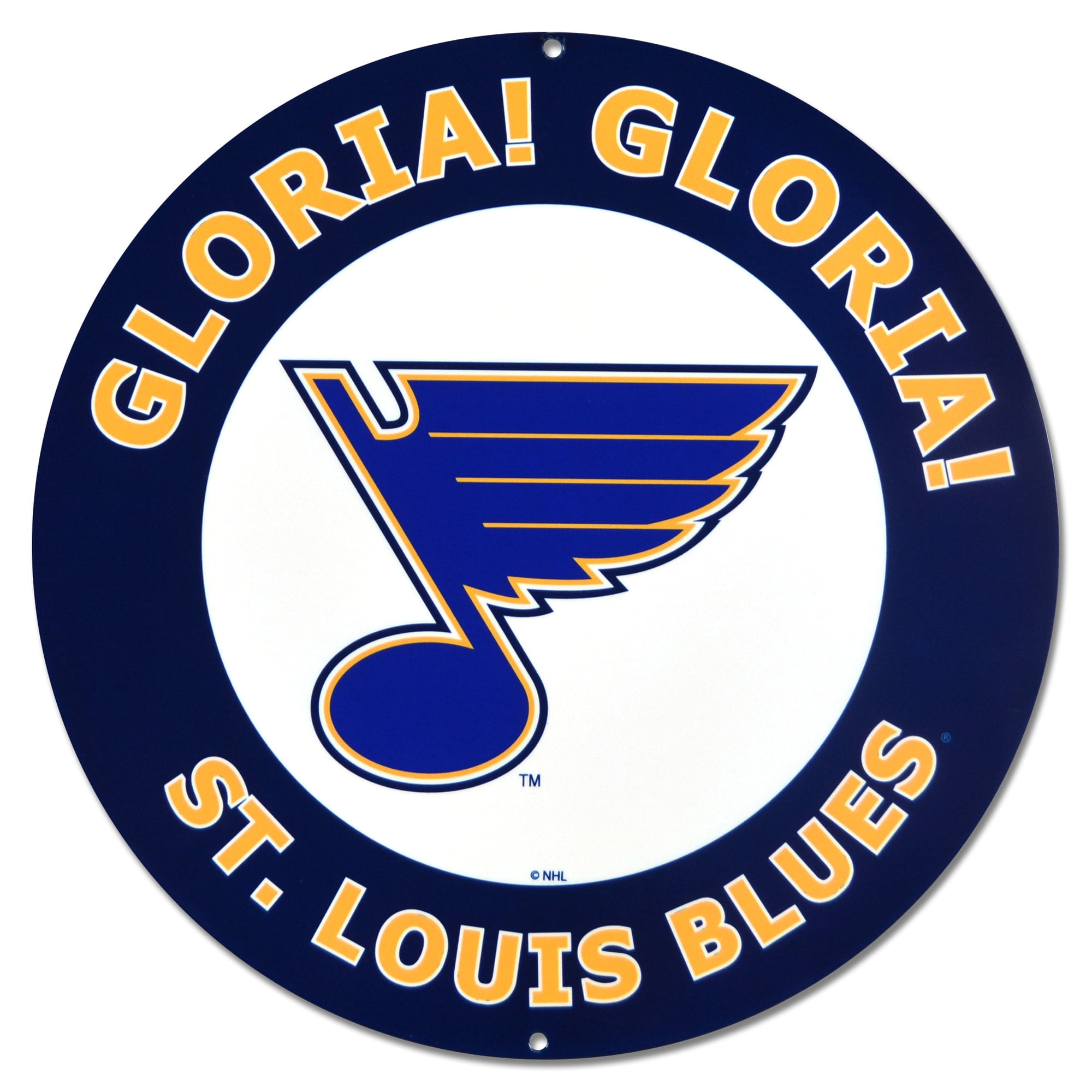 St Louis Blues Sport Team Logo Blue Round Wall Clock 