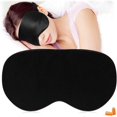 thumbnail image 5 of Antifaz para dormir de seda JAMW con correa ajustable negro, 5 of 5