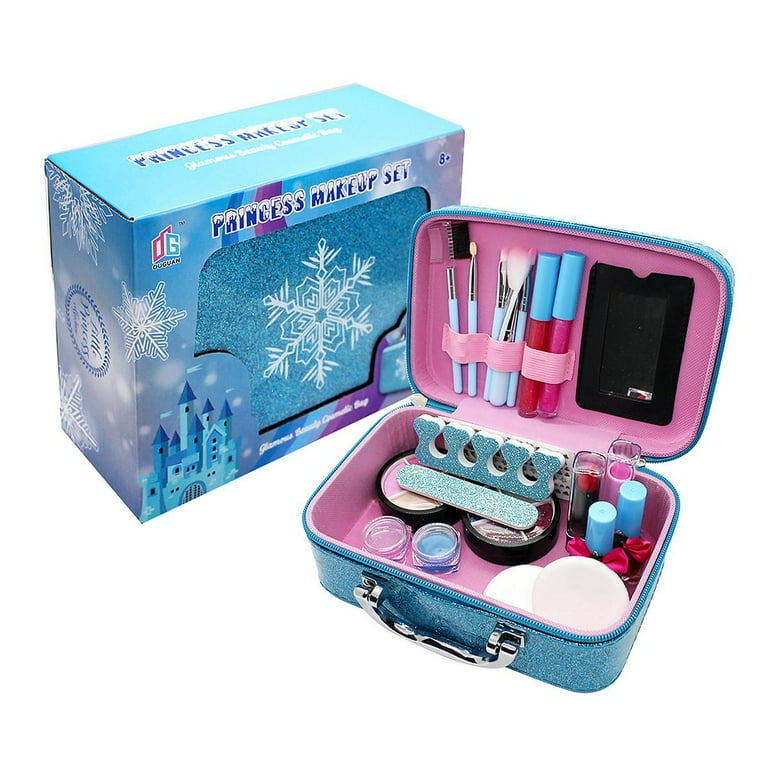 Kids Makeup Kit For Girl Real Makeup Set Toys With Princess - Temu