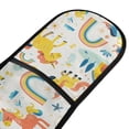 thumbnail image 2 of Dailycode Double Sided Oven Mitt with Loop Heat Resistant Kitchen Long Potholders 7" x 35" Unicorns Tree Sun House, 2 of 6