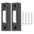 thumbnail image 2 of 2 Pcs Interrupteur Universel pour Ouvre-Porte de Garage 41a4166 Bouton Poussoir Éclairé Finition Noire avec Centre Blanc, 2 of 5