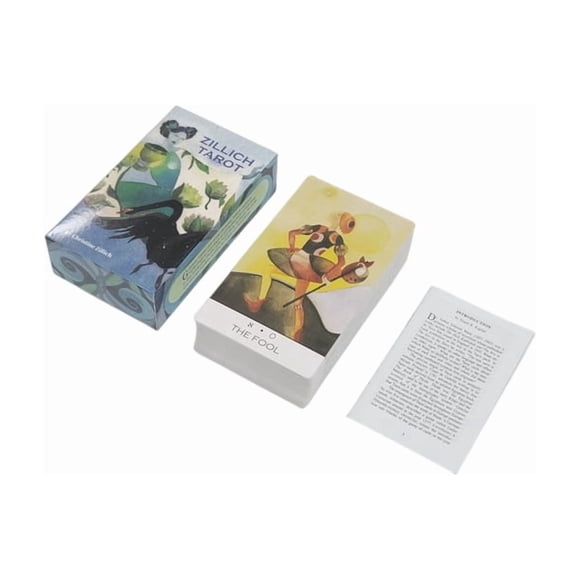 Juego de cartas Zillich Tarot Family con baraja de tarot de 12 x 7 cm