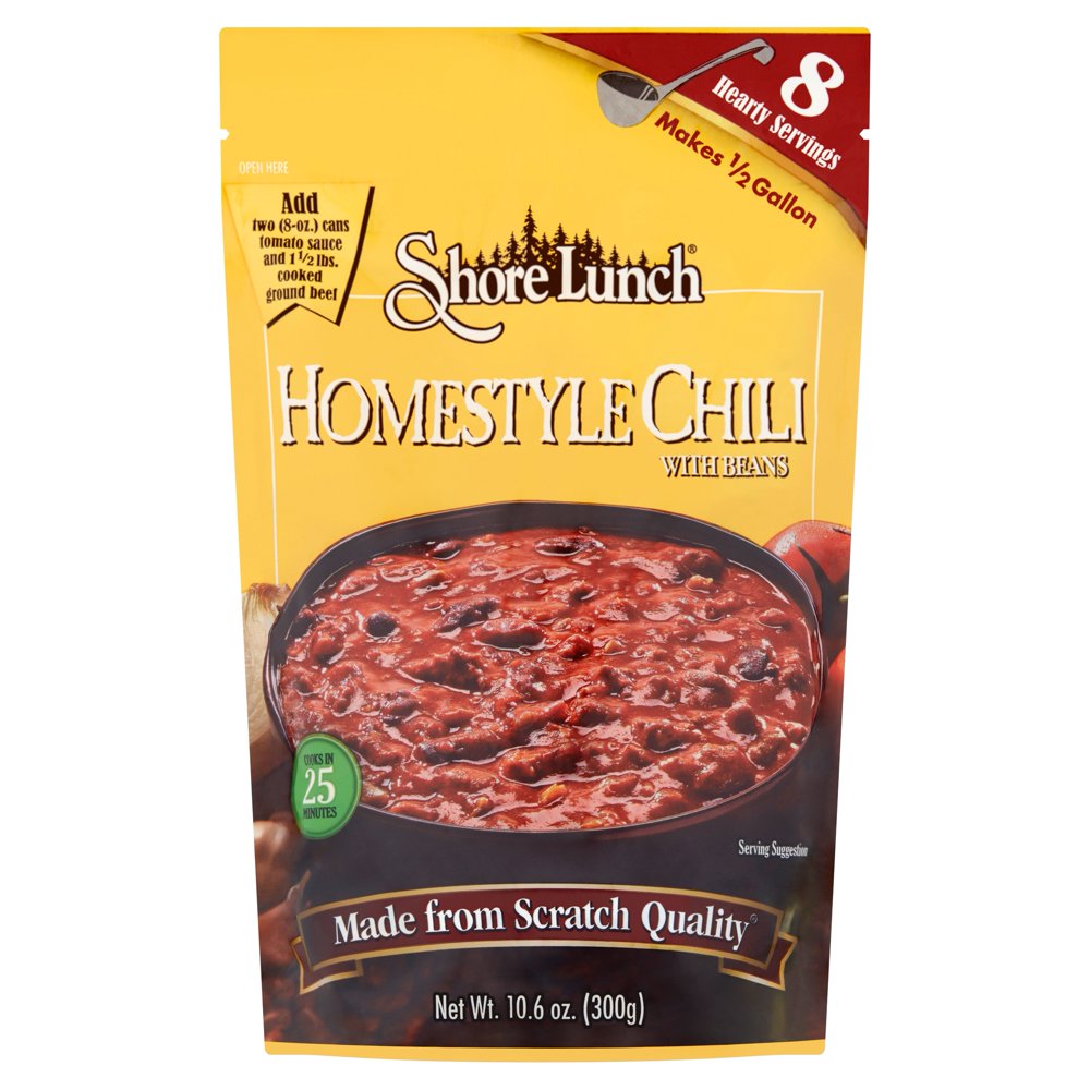 Shore Lunch Homestyle Chili with Beans, 10.6 oz