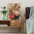 thumbnail image 5 of UXIEQU Vintage Floral Bunny Canvas Wall Art Print 15.75x11.81 Inches, 5 of 8