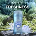 thumbnail image 5 of Secret Antiperspirant & Deodorant Invisible Solid Cool Waterlily, 72HR Breathable Sweat & Odor Protection, 2.6 OZ, 5 of 8