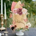 thumbnail image 3 of 26Pcs Flower Cake Toppers Butterfly Cake Decoration Acrylic Art Lady Face Cake Toppers Artificial Purple Pink Flowers for Women Birthday Wedding Party, 3 of 6