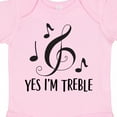 thumbnail image 4 of Inktastic Funny Music Yes Im Treble Boys or Girls Baby Bodysuit, 4 of 5