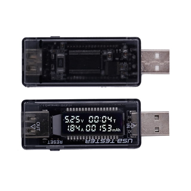 10 in 1 Power MeterVoltmeter USB Voltage Detector Electrical power capacity voltage tester energy indicator detector ammeter ,Live Data