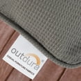 thumbnail image 4 of Sorra Home  Outdura Wellfleet Indoor/Outdoor Corded Deep Seating Pillow and Cushion Chair Set 25 in x 25 in x 5 in - Wellfleet Basil, 4 of 5
