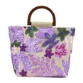 thumbnail image 2 of Esquirla Beach Shoulder Handbag Ladies Elegant for Casual Working Vacation Essentials violet, 2 of 8