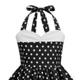 thumbnail image 5 of Summer Dresses for Girls Retro Vintage Kids Polka Dot Printed Girls Summer Dress, 5 of 6
