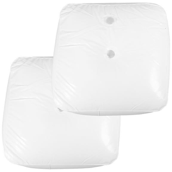 OUNONA  2 Pcs Beach Umbrella Sand Anchor Balloon Arch Weights White