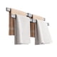 thumbnail image 1 of Toallero Gardenne, organizador de toallas, toallero, izquierda, derecha, móvil, montaje en pared, sin perforaciones, bilateral, ahorra espacio, suministros para baño y aseo., 1 of 8