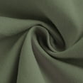 thumbnail image 5 of Zedker Women's Solid Color Elastic Waist Flax Button Skirt with Pocket Casual Pleated Midi Skirts for Springtime and Summer,Army Green,Free Size, 5 of 5