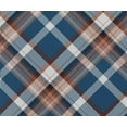 thumbnail image 2 of Soimoi Printed Waterproof Taffeta Fabric - Blue Check Print | 56" Wide | For Outdoor Cushions, Awnings, Table Covers & Upholstery Projects, By The Yard, 2 of 7