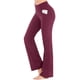 thumbnail image 1 of Txlixc, pantalones de yoga ligeramente acampanados para mujer, pantalones casuales de cintura alta elásticos de pierna ancha, pantalones elásticos deportivos de moda Txlixc  Estilo de ocio, 1 of 6