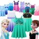 thumbnail image 2 of Disney-vestido de Frozen para niña, traje informal de Elsa, Anna, Jasmine, Mickey Mouse, sirena, 2 of 5
