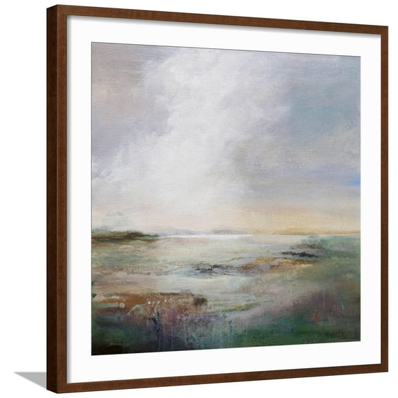 Art.com Morning Light Art Print by Karen Hale, Brown Frame Wall Art, 29" x 29"