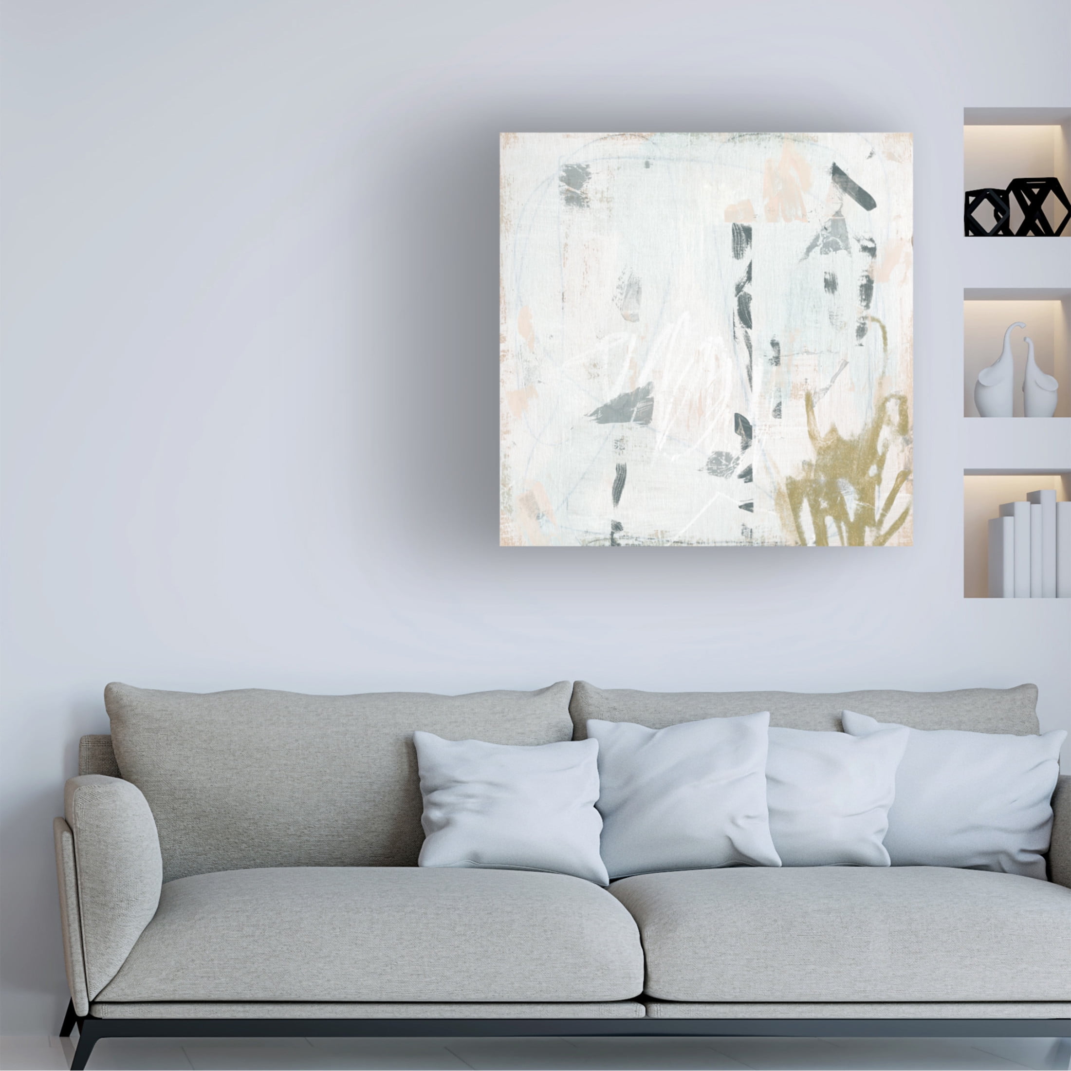 Trademark Fine Art June Erica Vess Serif II Canvas Wall Art