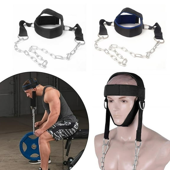 FurNest Head Harness Neck Trainer Exercise Builder Muscles Weight Lifting Adjust