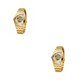 thumbnail image 3 of Qarigey Reloj de moda para hombre, reloj deportivo de negocios, portátil, ajustable, resistente al agua, reloj de lujo, reloj de mecánico, Oro/Blanco 2Conjunto, 3 of 6